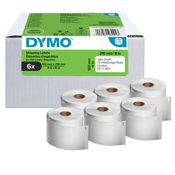 Etichette LW DHL solo per LW5XL - 102mmx210mm - DYMO - conf. 6 rotoli