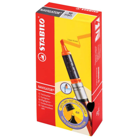 Evidenziatore Stabilo Navigator 1-4 mm giallo 545/24