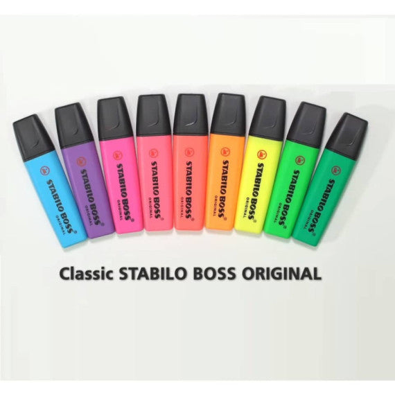 Evidenziatori Stabilo Boss Original 2-5 mm assortiti Cilindro in plastica con 6 pezzi - 7006