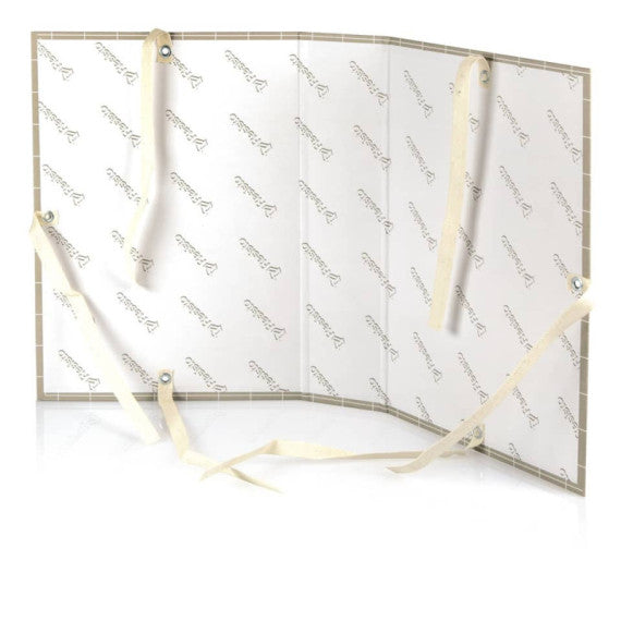 Faldoni con lacci rivettati Brefiocart Centro Class Resisto 25x35 cm dorso 20 cm grigio Conf. 10 pz - RES0201-20