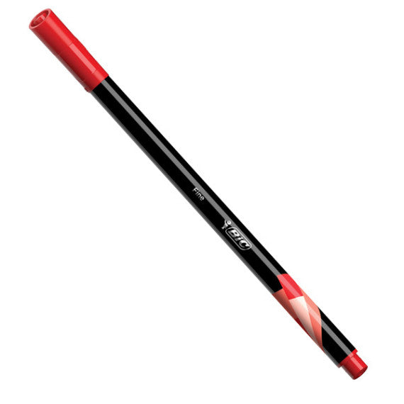 Fineliner Intensity - punta 0,4mm - rosso - Bic - conf. 12 pezzi