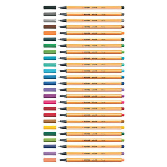 Fineliner Stabilo Point 88® 0,4 mm arancio 88/54