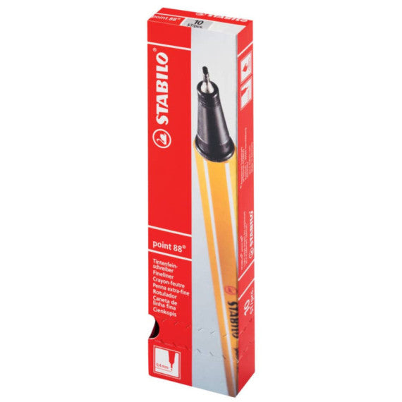 Fineliner Stabilo Point 88® 0,4 mm arancio 88/54