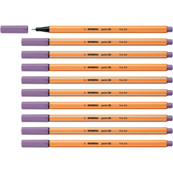 Fineliner Stabilo Point 88® 0,4 mm malva chiaro 88/62