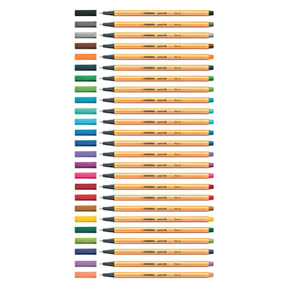 Fineliner Stabilo Point 88® 0,4 mm verde pino 88/53