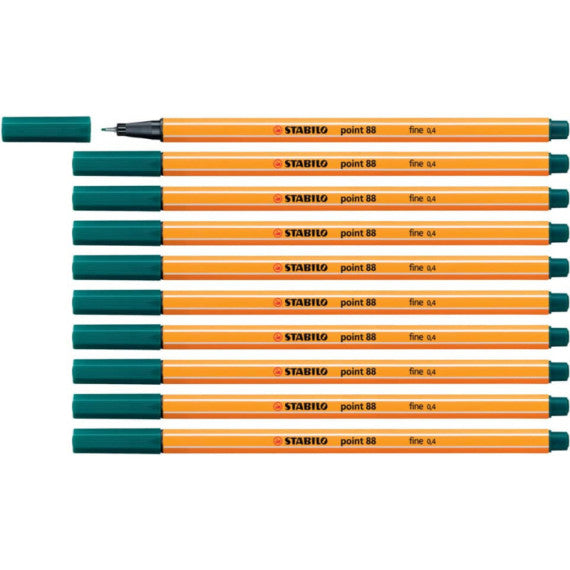 Fineliner Stabilo Point 88® 0,4 mm verde pino 88/53