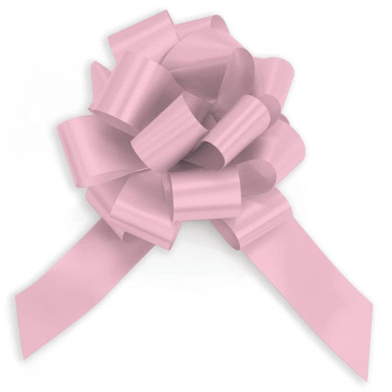 Fiocco nastro Bolis rosa - Ø 12 cm conf. 30 pz - 56013063036