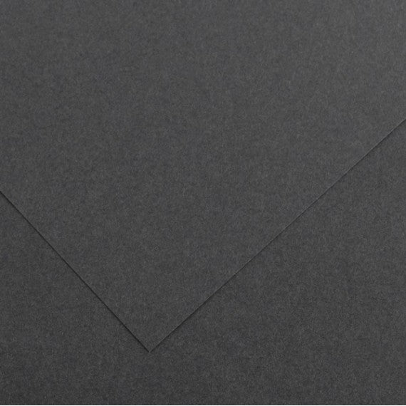 Foglio Colorline - 70x100 cm - 220 gr - grigio scuro - Canson