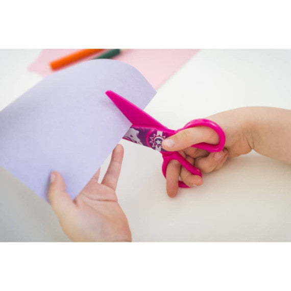 Forbici per bambini 100% in plastica - Dahle rosa con cavallo R054675