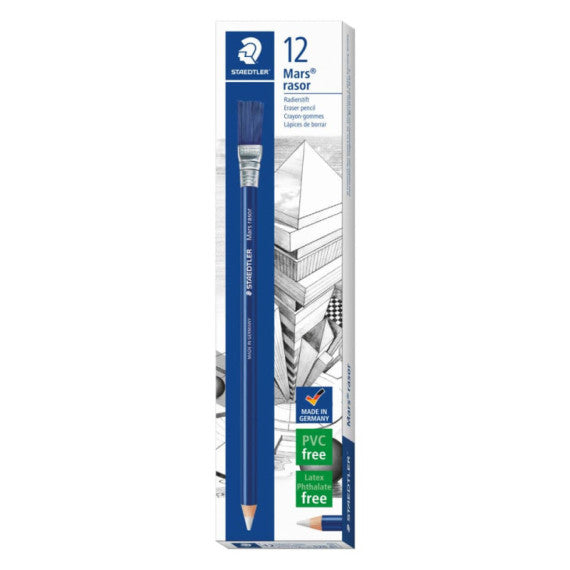 Gomma matita Staedtler Mars® Rasor con spazzolino blu - 526 61