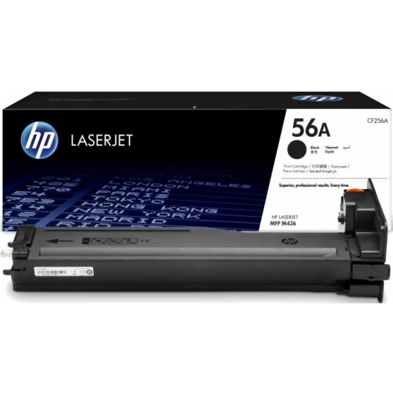 HP CF256A NERO 56A TONER ORIGINALE PER HP LASERJET MFP M436N,M436NDA 56A CAPACITA 7.400 PAGINE