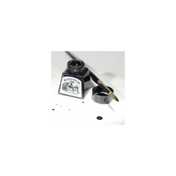Inchiostro da disegno Winsor&Newton nero - 14 ml - 1005030