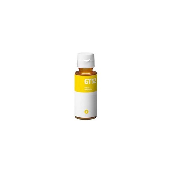 INCHIOSTRO GT-52Y GIALLO M0H56AE SERBATOIO FLACONE COMPATIBILE INK DYE PER HP SMART 315,410,500,610,GT5800 GT51 90ml