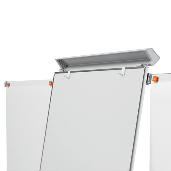 Lavagna portablocco Classic con cavalletto - 100 x 68,5 cm - bracci estensibili - bianco - Nobo