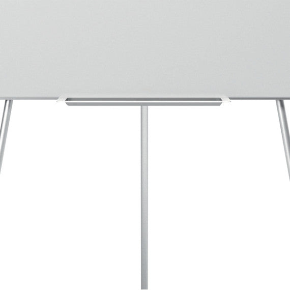 Lavagna portablocco Classic con cavalletto - 100 x 68,5 cm - bracci estensibili - bianco - Nobo