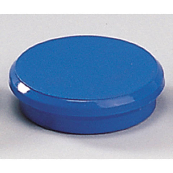 Magneti Dahle rotondi Ø 24 mm blu altezza 7 mm - forza 3 N - conf. 10 pezzi - R955246