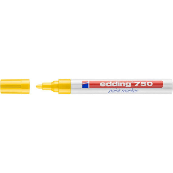 Marcatore a vernice edding 750 punta conica 2-4 mm giallo E-750 005