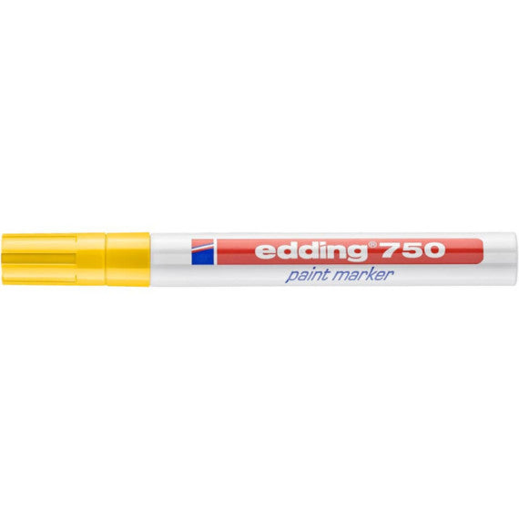Marcatore a vernice edding 750 punta conica 2-4 mm giallo E-750 005