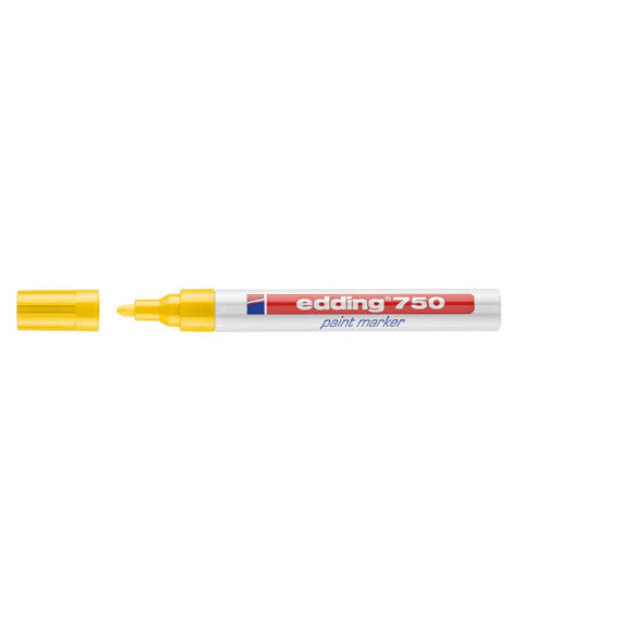 Marcatore a vernice edding 750 punta conica 2-4 mm giallo E-750 005