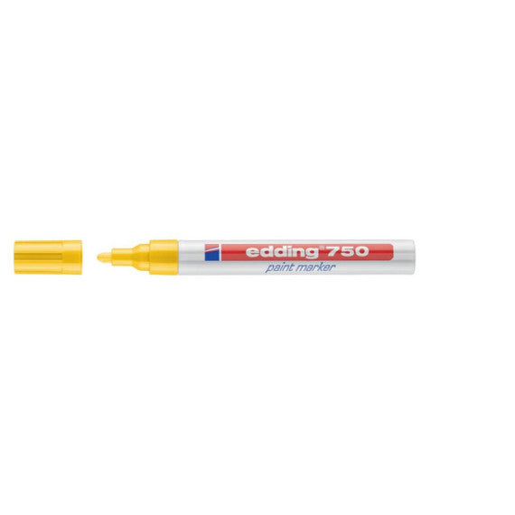 Marcatore a vernice edding 750 punta conica 2-4 mm giallo E-750 005