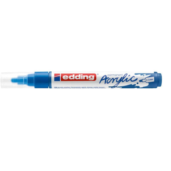 Marcatore acrilico Edding 5100 - punta tonda 2-3 mm tratto medio - blu-genziana - E-5100 903