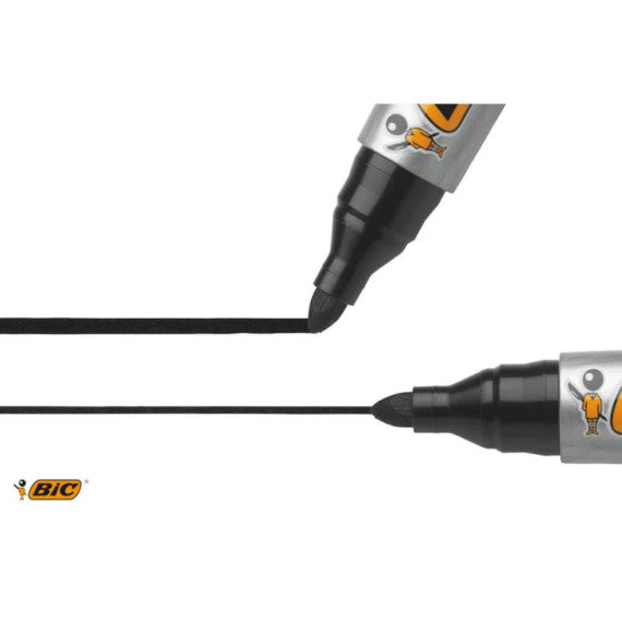 Marcatore permanente BIC Marking 2000 punta conica 4,95 mm - assortiti - conf. 4 pezzi - 8209112