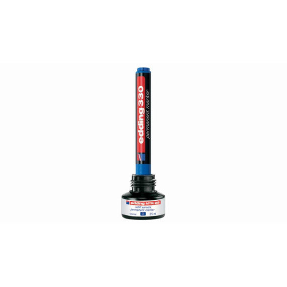 Marcatore permanente edding 330 punta scalpello 1-5 mm blu E-330 003