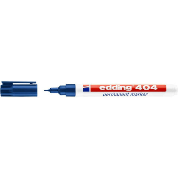 Marcatore permanente edding 404 punta conica 0,75 mm blu E-404 003
