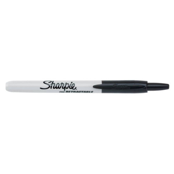 Marcatore permanente Sharpie RT a scatto F a punta conica 1 mm nero S0810840