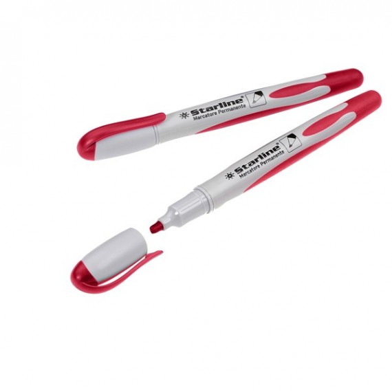 Marcatore permanente Starline - punta tonda 2,0mm - rosso - Starline