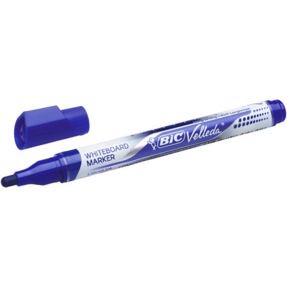 Marcatori per lavagne bianche BIC Velleda Liquid Ink Pocket punta conica 4,2 mm assortiti astuccio da 4 - 902094