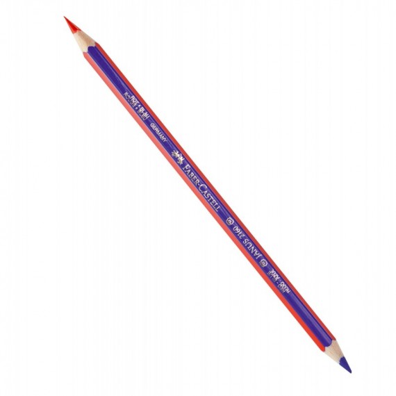 Matita bicolore sottile - rosso/blu - Faber Castell