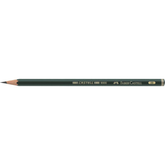 Matita di grafite Faber-Castell CASTELL 9000 2B 119002