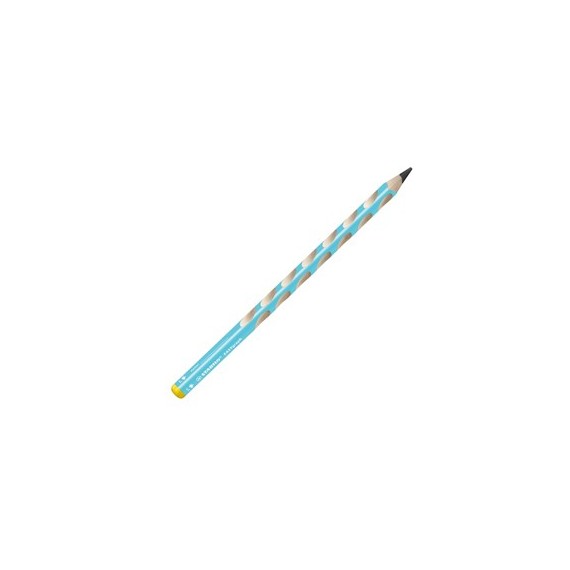 Matita in grafite Easygraph - gradazione HB - fusto azzurro - per mancini - Stabilo - conf. 6 pezzi