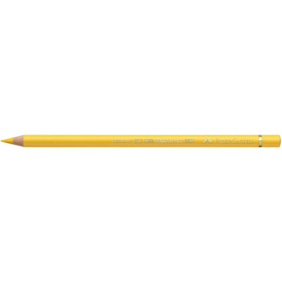 Matite colorate permanenti Faber Castell Polychromos mina 3,8 mm conf. 6 pezzi - giallo cadmio - 110107