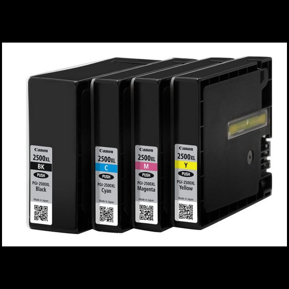 MULTIPACK CANON PGI-2500XL BK-C-M-Y 9254B004 CARTUCCE ORIGINALI PER CANON iB4050 MB5050 MB5350 PGI2500XL 9254B004AB