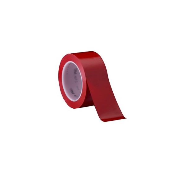 Nastro adesivo vinilico 471 - 5 cm x 33 m - rosso - Scotch