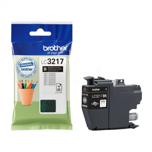 ORIGINALE BROTHER LC-3217BK NERA PER BROTHER MFC J5330DW,J5730DW,J6530DW,J6930DW LC3217 CAPACITA 550 PAGINE