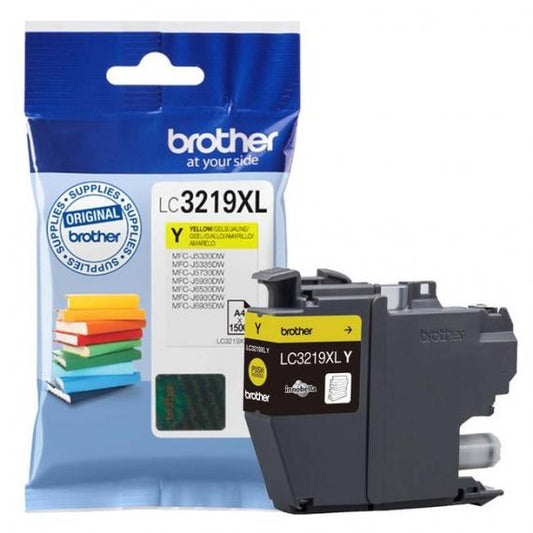 ORIGINALE BROTHER LC3219XLY GIALLO PER BROTHER J6930,J6530,J5730,J5330,J6935,J5930 LC-3219XL 1.500 PAGINE