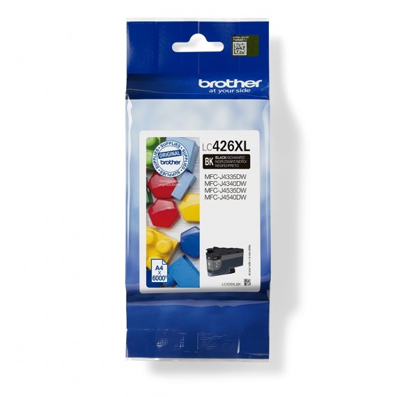 Originale Brother LC426XLBK nera cartuccia alta capacità per Brother MFC J4335,J4340DW,J4540 LC-426XL 107.4ML 6.000 pagine