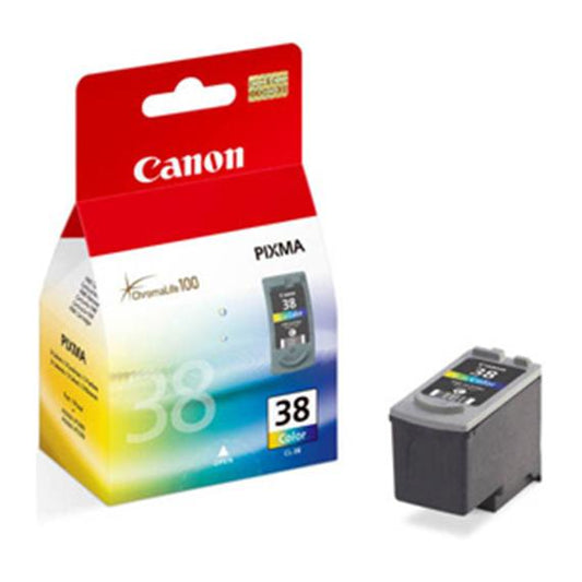 ORIGINALE CANON CL-38 COLORE 2146B001 PER CANON PIXMA IP1800 IP2500 MP140 MP190 PG37 CAPACITA 9ML