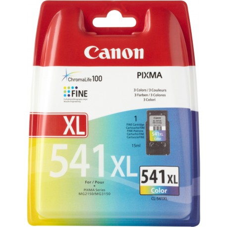 ORIGINALE CANON CL-541XL COLORE PER CANON MG2150 MG3150 CL541 5226B005 CAPACITA 15ML