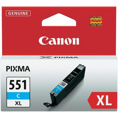 ORIGINALE CANON CLI-551C XL CIANO 6444B001 PER CANON IP 7250 MG5450 MG6350 551XL CAPACITA 11ML