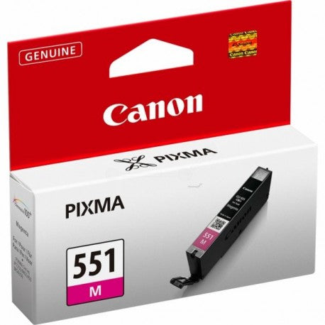 ORIGINALE CANON CLI-551M MAGENTA 6510B001 PER CANON IP 7250 MG5450 MG6350 CLI-551 CAPACITA 7ML