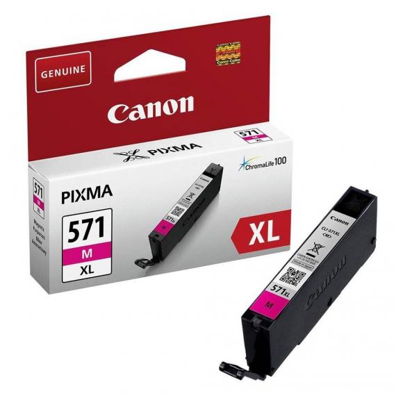 ORIGINALE CANON CLI-571XL M MAGENTA 0333C001 PER CANON PIXMA MG5700 MG6800 MG7700 571MXL 11ML 715 PAGINE