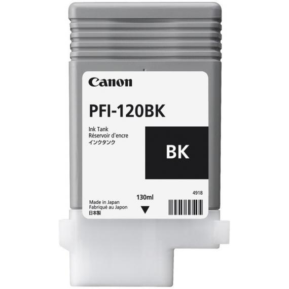 ORIGINALE CANON PFI-120BK NERO 2885C001 PER CANON IPF TM-200,TM-205,TM-300,TM-305 PFI120 130ml