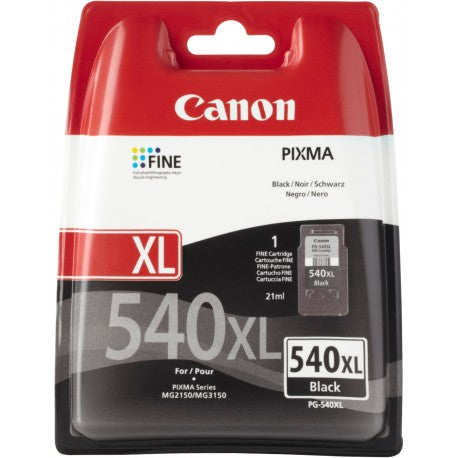 ORIGINALE CANON PG-540XL NERA PER CANON MG2150 MG3150 PG540 5222B005 CAPACITA 21ML