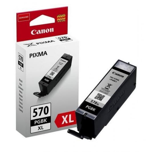 ORIGINALE CANON PGI-570XL PGBK NERA 0318C001 PER CANON PIXMA MG5700 MG6800 MG7700 570PGBKXL 22,2ML 500 PAGINE