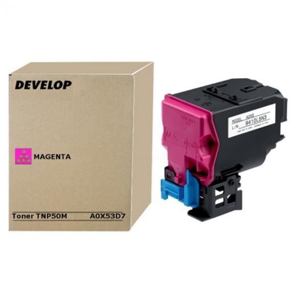 ORIGINALE DEVELOP TNP-50M MAGENTA A0X53D7 PER DEVELOP INEO +3100P TNP50 5.000 PAGINE
