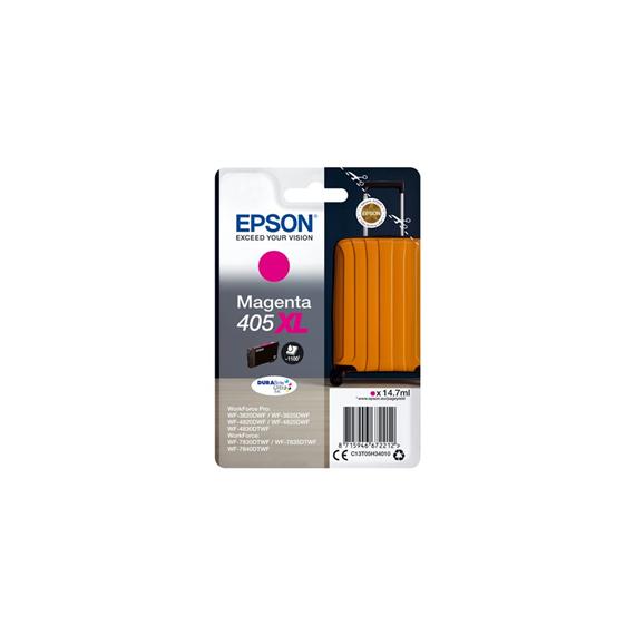 ORIGINALE EPSON 405XL MAGENTA C13T05H34020 PER EPSON WF4820,4830,3825,3820,7835 CAPACIT 14,7ml 1.100 PAGINE